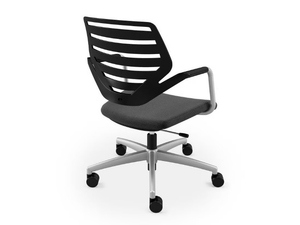 NOOK - Reception chair with 5-spoke base with armrests _ König Neurath